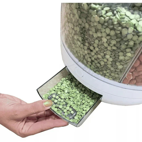 Dispensador Giratorio 360° para Arroz y Granos