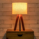 Abajur de mesa rústico