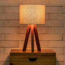 Abajur de mesa rústico