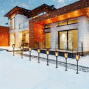 lámpara solar de llama LED