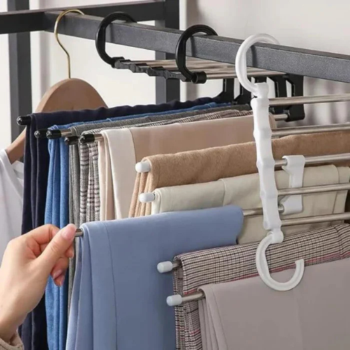 Percha Retráctil Multifuncional 5 en 1