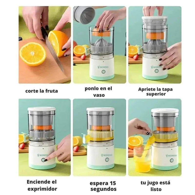 Exprimidor de jugo eléctrico portátil